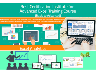 Excel Certification Course in Delhi, 110087. Best Online Live Advanced Excel Training in Indlore by IIT Faculty , [ 100% Job in MNC]