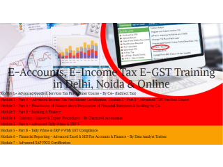 Tally Prime Course in Delhi, 110097, [GST Update 2024] by SLA Accounting Institute, Taxation and Tally Prime Institute in Delhi, Noida, July Offer'24